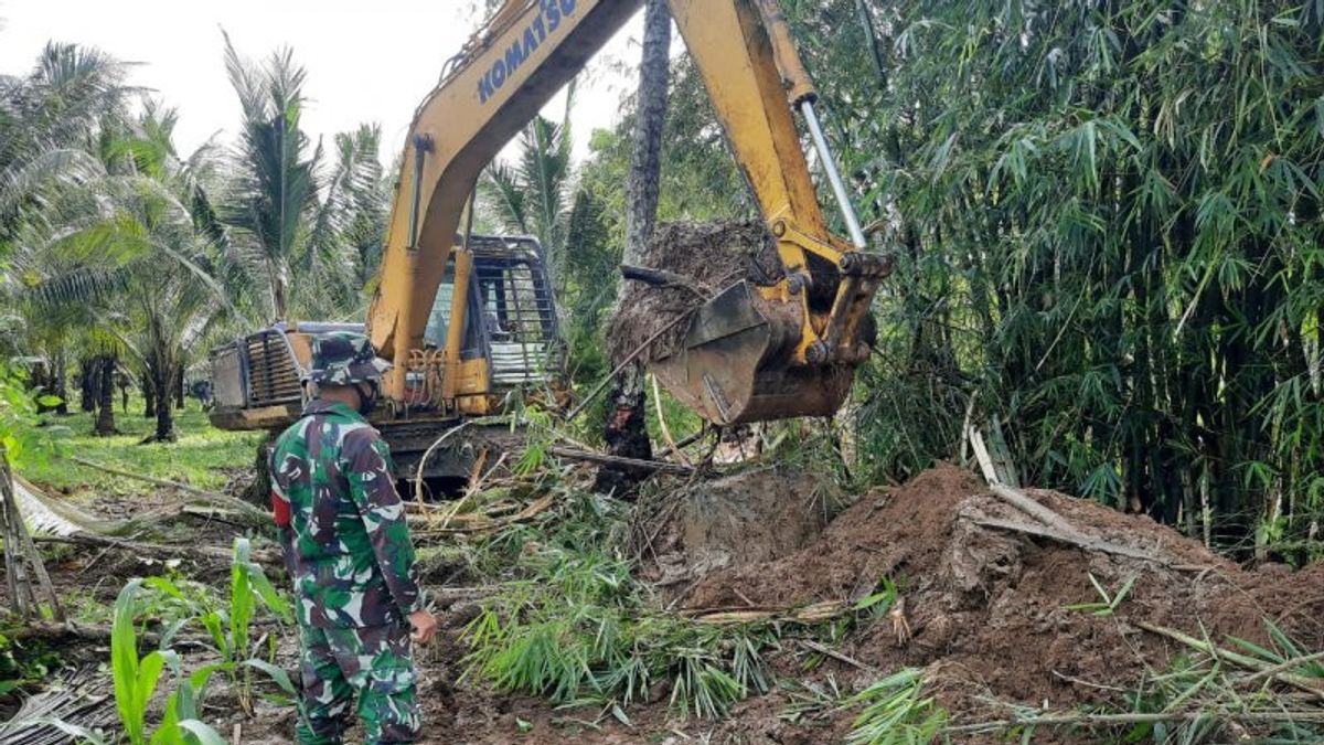 Kodim 1314 dan Pemda Gorontalo Utara Lakukan Mitigasi Bencana di Kecamatan Monano