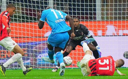 Menang Lawan AC Milan, Napoli Kian Kukuh di Puncak Klasemen