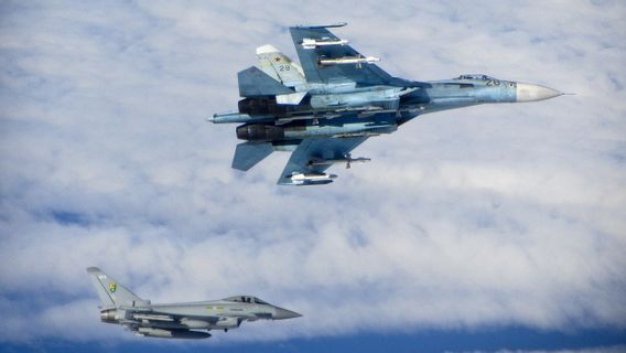 Jet Tempur Sukhoi Rusia Usir Dua Pesawat Pengintai AS di Atas Laut Hitam