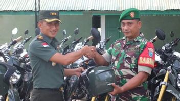 Menhan Prabowo Berikan Bantuan Motor untuk Babinsa di Sanggau Kalbar