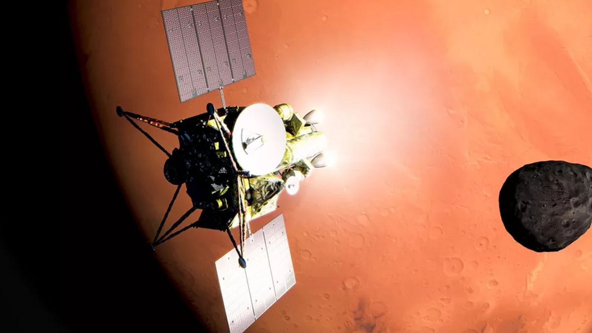 Mission D’exploration Japonaise Vers Le Côté Le Plus éloigné De La Lune Martienne