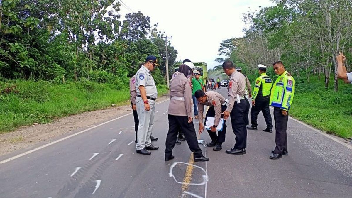 Tewaskan 3 Orang, Sopir Truk Jadi Tersangka Kecelakaan Maut di OKU Sumsel