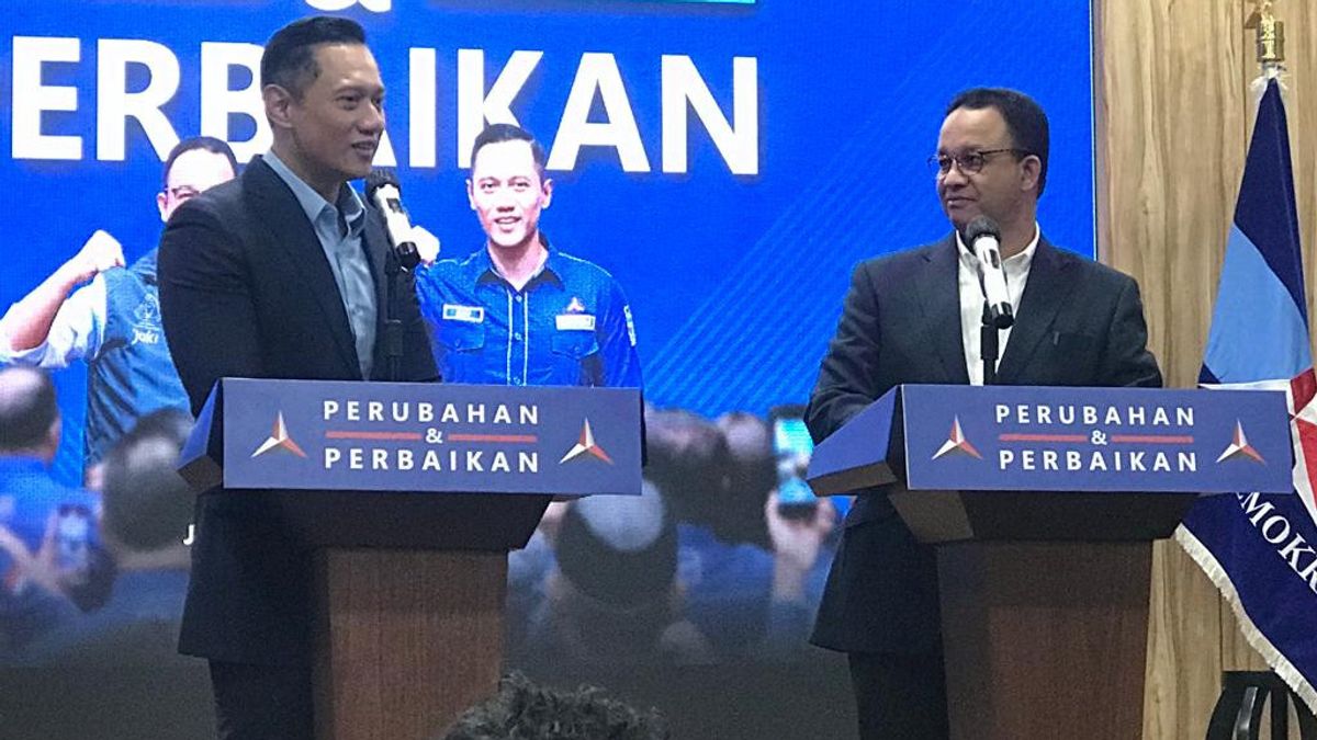 Discussion Of 1.5 Hours At The Democratic Headquarters, AHY Finds Many Similarities With Anies Baswedan