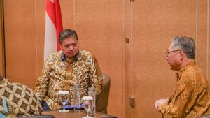 会见新加坡副首相,Airlangga鼓励加强战略合作