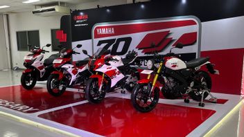 雅马哈印度尼西亚为MX King，Aerox，R15M和XSR 155发布70周年纪念车身