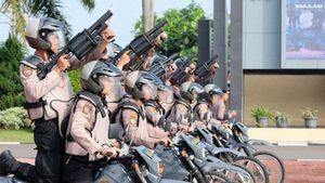 Pemanasan Hadapi Pemilu 2024, Polda Banten Gelar Latihan Hadapi Demonstran