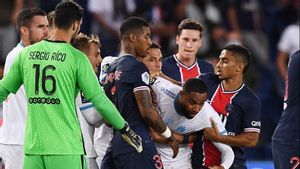 14 Kartu Kuning dan 5 Kartu Merah Warnai Kekalahahan PSG dari Marseille 