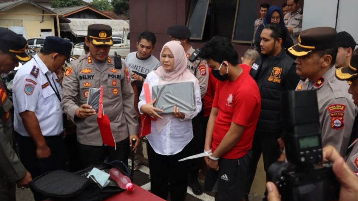 Young Women Killers At The Badak Pandeglang Stadium Arrested, Emotional Perpetrators Due To Double Victims