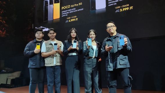 POCO M6 Pro, X6 5G et X6 Pro 5G lancés officiellement en Indonésie