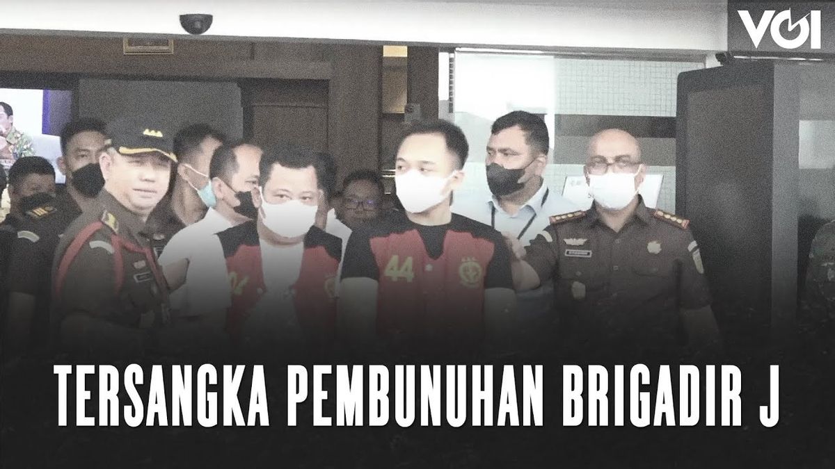 VIDEO: Kejagung Hadirkan Para Tersangka Pembunuhan Brigadir J, Ini Penampakannya