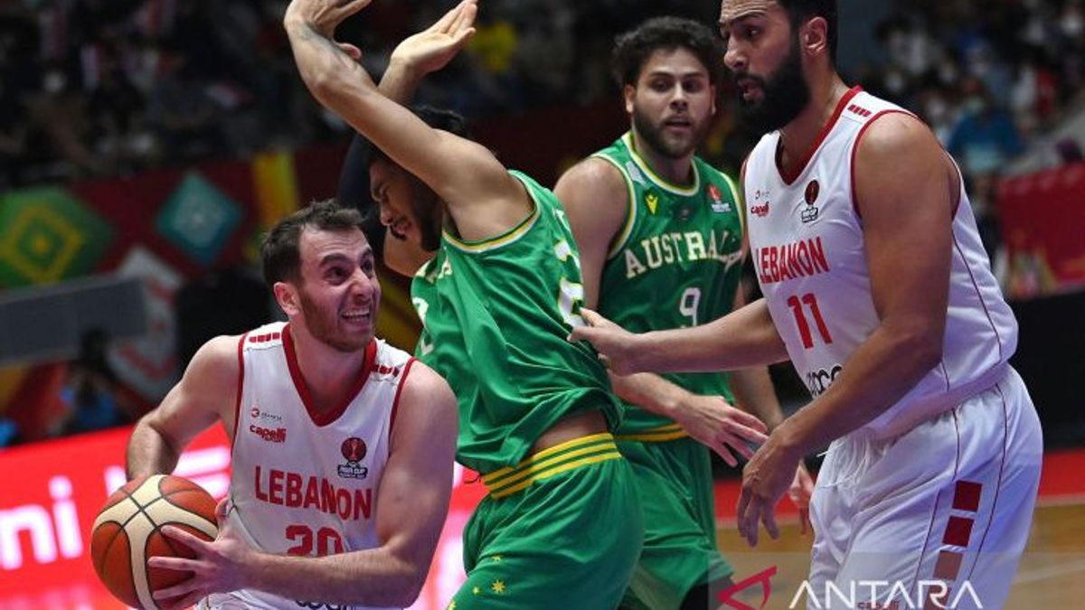 当我在2022年FIBA亚洲杯决赛中输给澳大利亚时，获得Istora Senayan的公众支持，黎巴嫩队长：我只能说谢谢