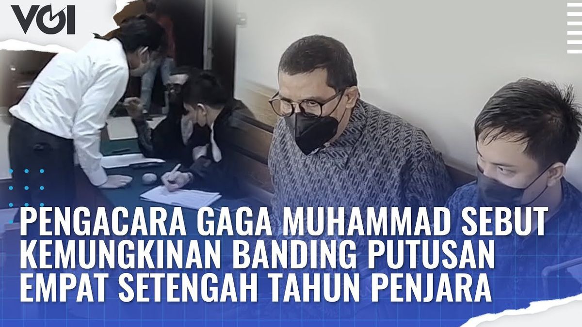 视频：Gaga Muhammad的律师呼吁对四年半监禁的可能上诉