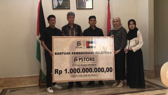 Kunjungi Kedubes Palestina, Putra Siregar Serahkan Donasi Rp1 Miliar