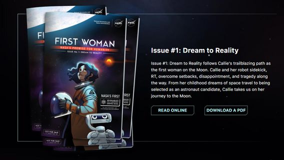 La NASA Lance Le Premier Roman Graphique Féminin Basé Sur La Réalité Augmentée, Téléchargeable Gratuitement