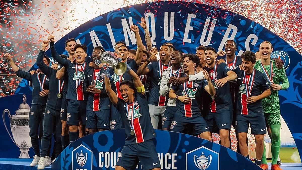 Gelar Ganda PSG Usai Raih Piala Perancis Kalahkan Reims