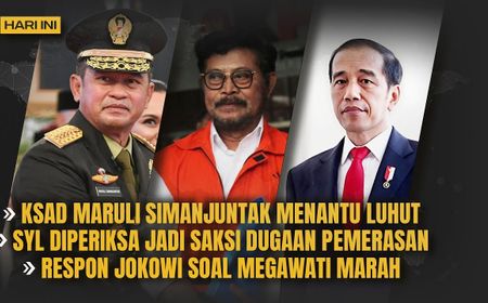 VIDEO VOI Hari Ini: Mantu Luhut Jadi KASAD, SYL Diperiksa, dan Respons Jokowi Soal Megawati