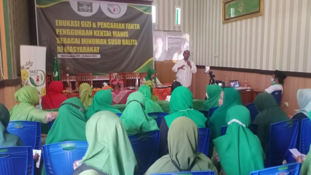 23 Percent Of Mothers In Kupang Use Sweetened Condensed Milk Instead Of Breast Milk