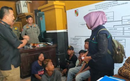 Satpol PP Pekanbaru Jaring Belasan Gelandangan dan Pengemis