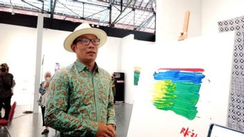 Ridwan Kamil Gives A Signal Through A Painting About The 2024 Presidential Election: Only God Determines