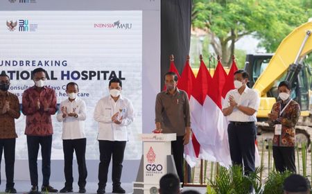 Groundbreaking Rumah Sakit Internasional Bali, Jokowi Berharap RS Hasil Kerja Sama dengan AS Ini Bikin Masyarakat Tak Lagi Berobat ke Luar Negeri