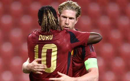 Kevin De Bruyne Cetak Brace, Belgia Menang Mudah Lawan Israel di Nations League