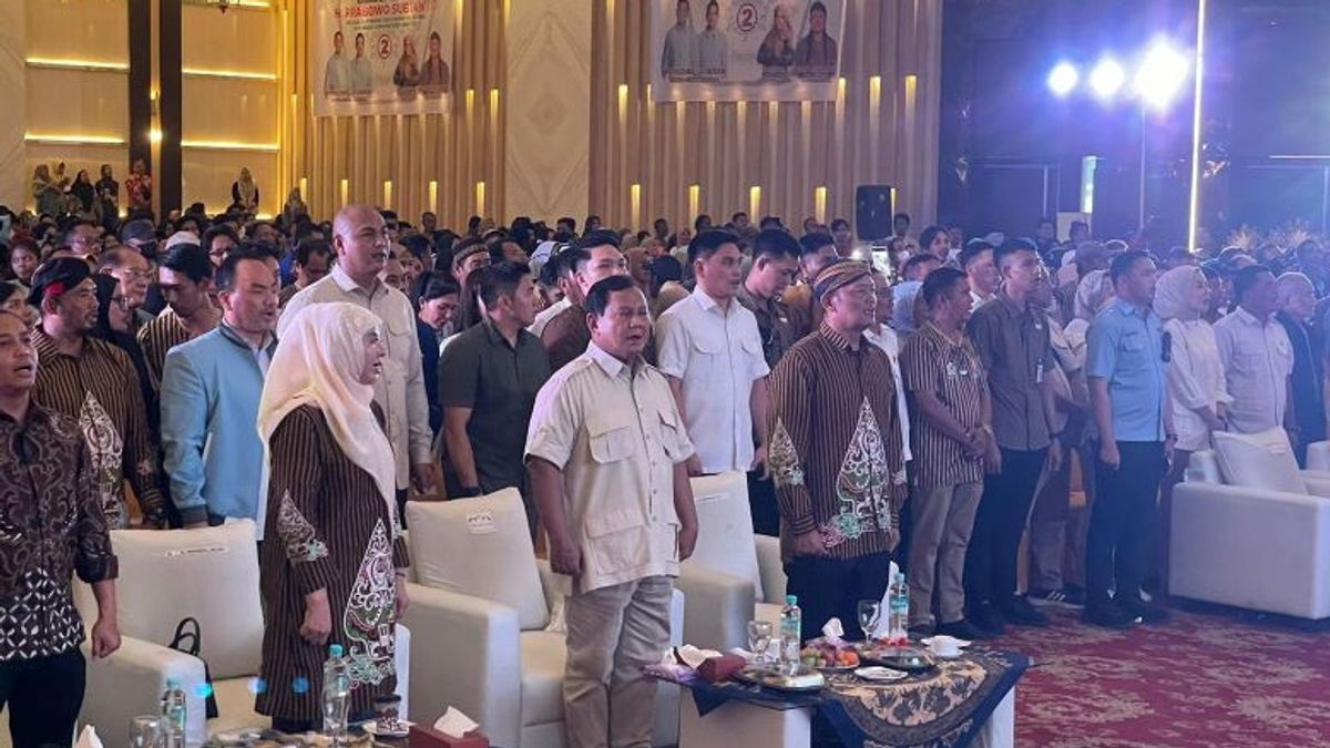 Prabowo : Les gens sont intelligents, ne veulent pas être contrôlés par des personnes qui ne sont pas claires