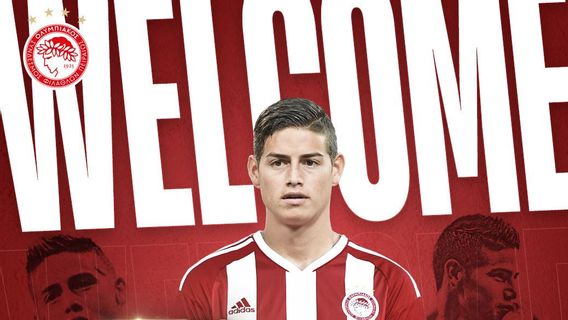 James Rodriguez Resmi Gabung Olympiakos, Main Bareng Lagi dengan Marcelo