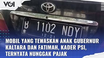 VIDEO: The Car That Killed The Children Of The Governor Of Kaltara And Fatimah, PSI Cadres, Turns Out To Be In Arrears In Taxes