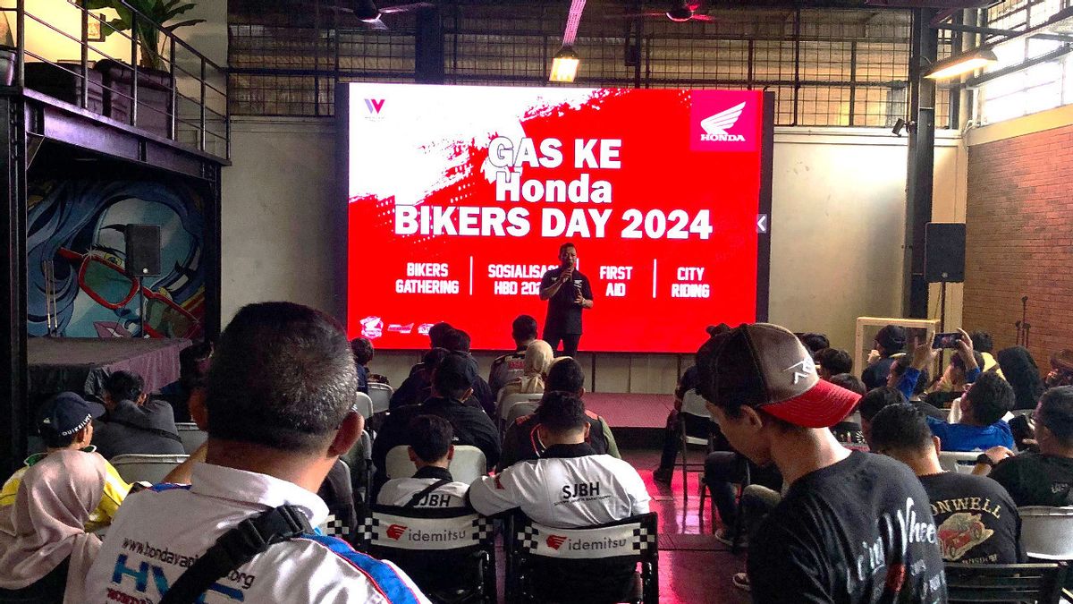 Avant la tournée Akbar Honda Bikers Day, des centaines de Bikers suivent la formation P3K Bareng WMS