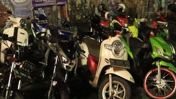 43 Motorcycles And 4 Cars Using Brong Exhausts Were Acted By The Lampung Regional Police