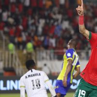 Piala Afrika 2023: Tim Favorit Maroko Kerja Keras Taklukkan 10 Pemain Tanzania