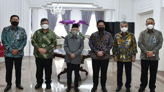 Wapres Ma'ruf Amin Minta BSI Jadi Bank BUMN