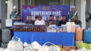 1 Ton Penyeludupan Minuman Keras di Kepulauan Aru Digagalkan