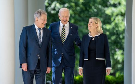 Ditolak Presiden Erdogan dan Turki, Finlandia dan Swedia Didukung Presiden Joe Biden Gabung NATO