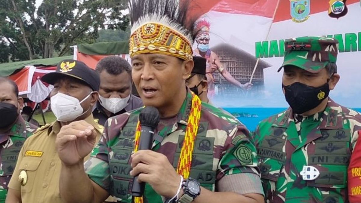 Le Général Andika Saute Directement Sur Le Terrain Pour Examiner Les Vaccinations En Papouasie Occidentale: Incroyable