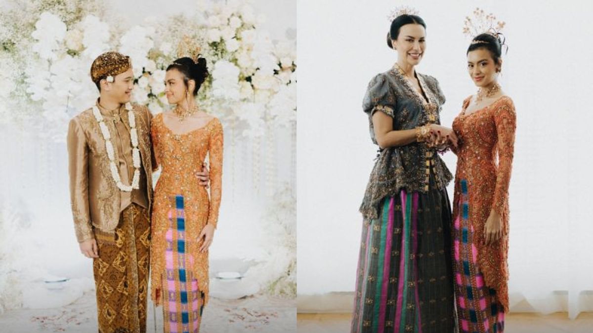 Beautiful Eva Celia And Sophia Latjuba In Different Traditional Clothes, Like Sisters