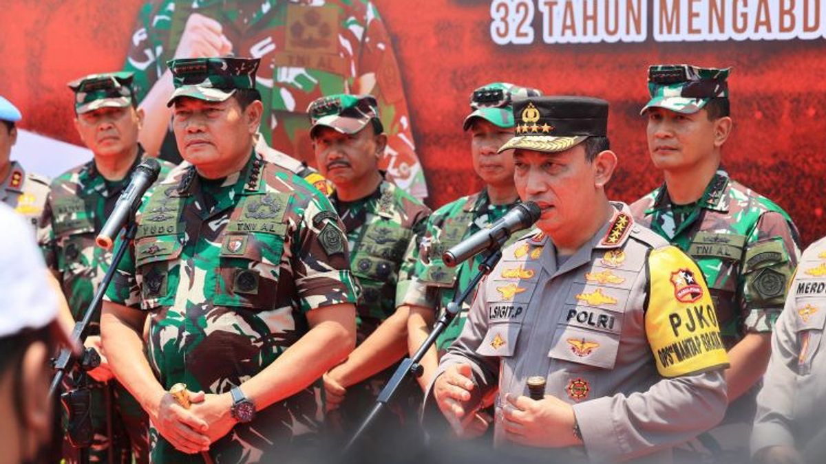 The National Police Chief-TNI Commander Invites The Community To Guard The 2024 Peaceful Election