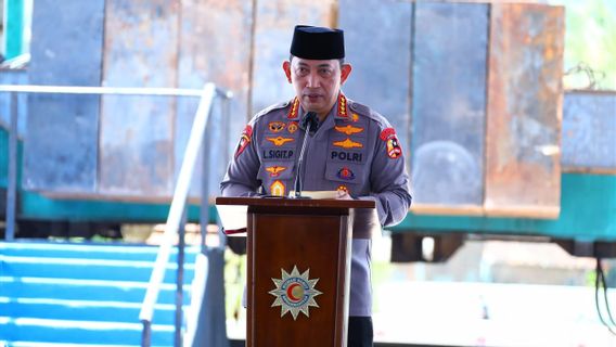 Portant Des Casquettes Noires Pour Assister à L’inauguration Des Travaux De L’hôpital, Le Chef De La Police Nationale Sigit Félicite Muhammadiyah D’avoir Apporté Une Grande Contribution à La Santé