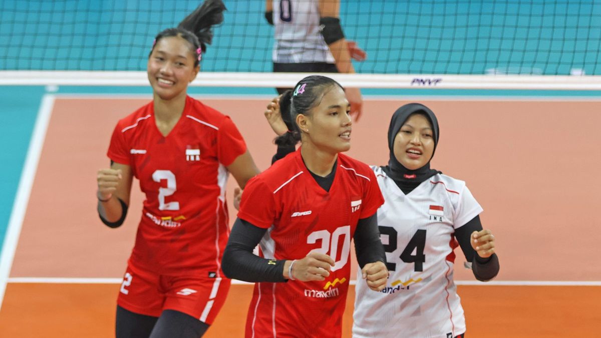 Indonesia Swallows Defeat In The First Match Of AVC Challenge Cup 2024