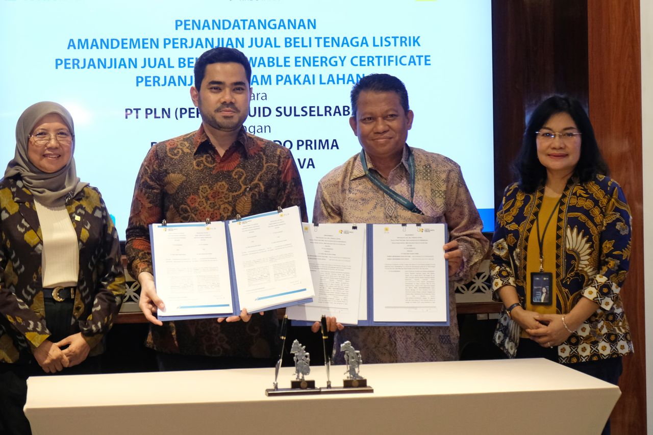 اتفاقية سيريا و PLN في شهادة الطاقة المتجددة والقدرة بين الفترات