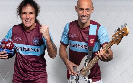 Berkolaborasi demi Bisnis, West Ham Gaet Iron Maiden