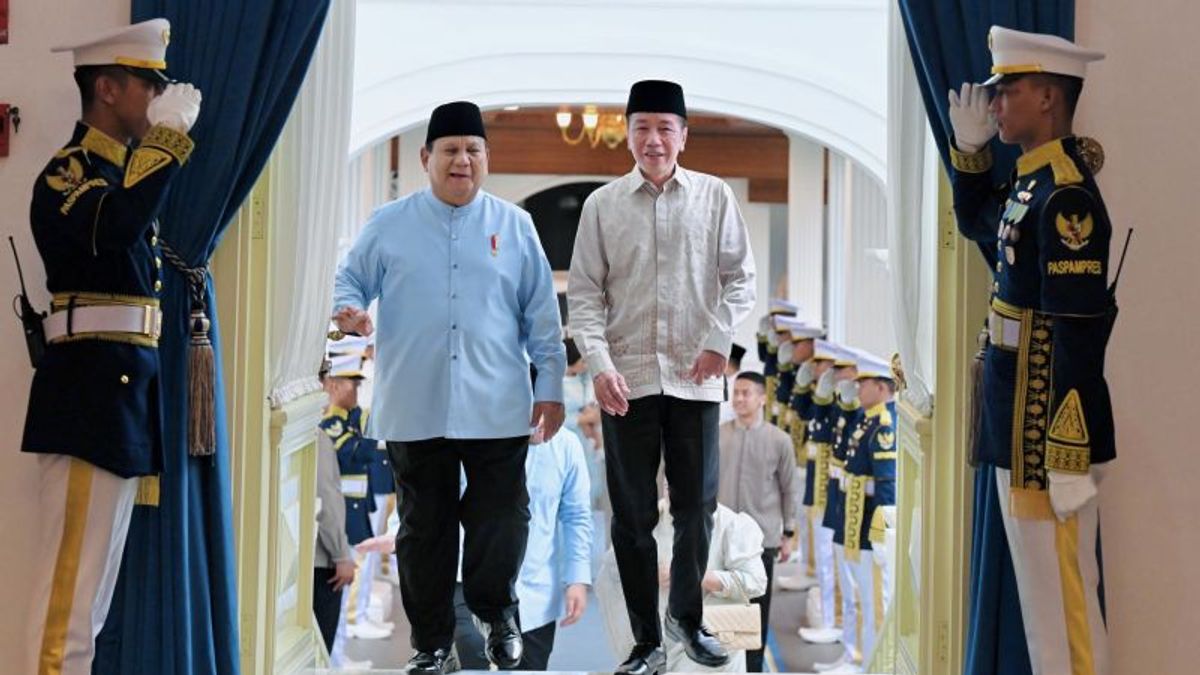 Prabowo Holds Halalbihalal with Jokowi at the Palace, a Meaningful Gathering  