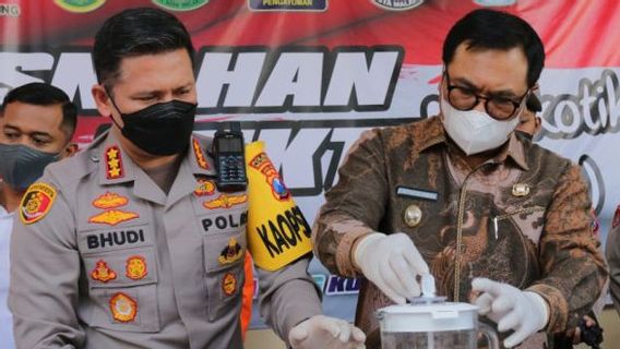 Cuma Mei 2022 Saja, Beredar Sabu 19 Kg di Kota Malang dan itu Sudah Dimusnahkan