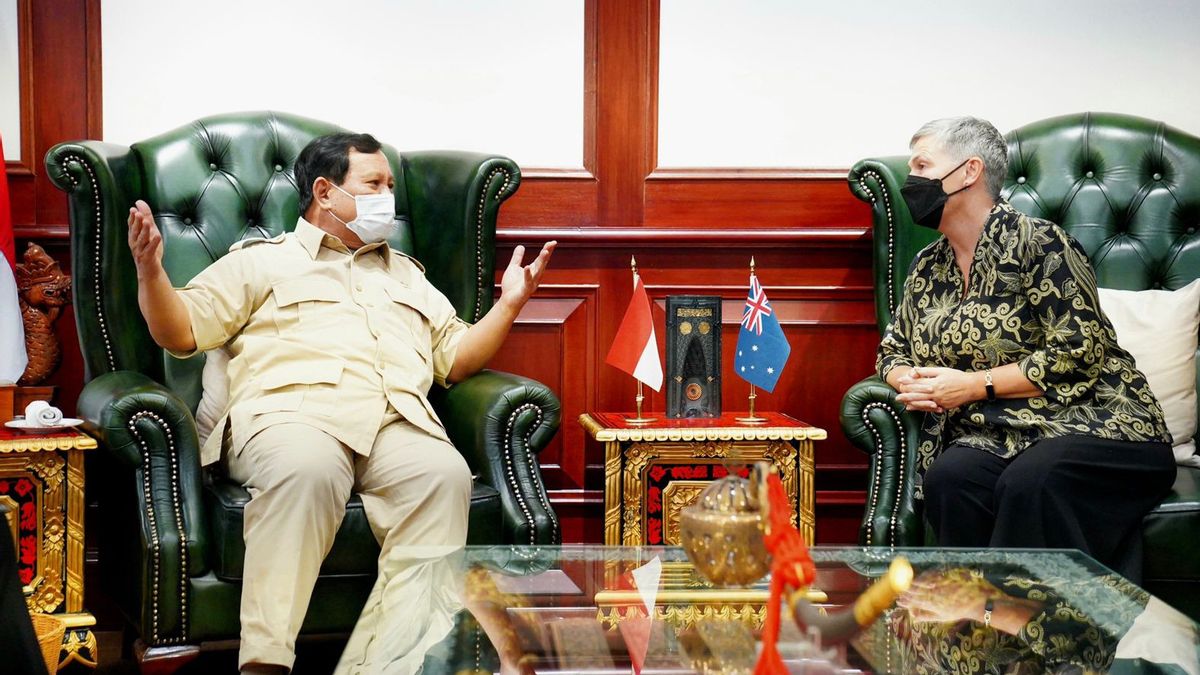 Receives The Australian Ambassador, Prabowo Discusses The Progress Of The RI-Australia Defense Cooperation