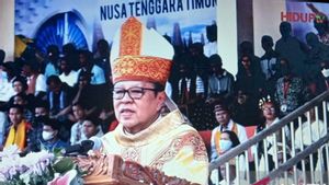Pimpin Misa Pesparani di Kupang, Uskup Agung Jakarta Mendoakan Korban Meninggal Terbakarnya Kapal Cantika Expres 77