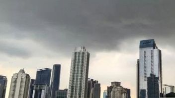 Rain Clouds Cover Big Cities In Indonesia