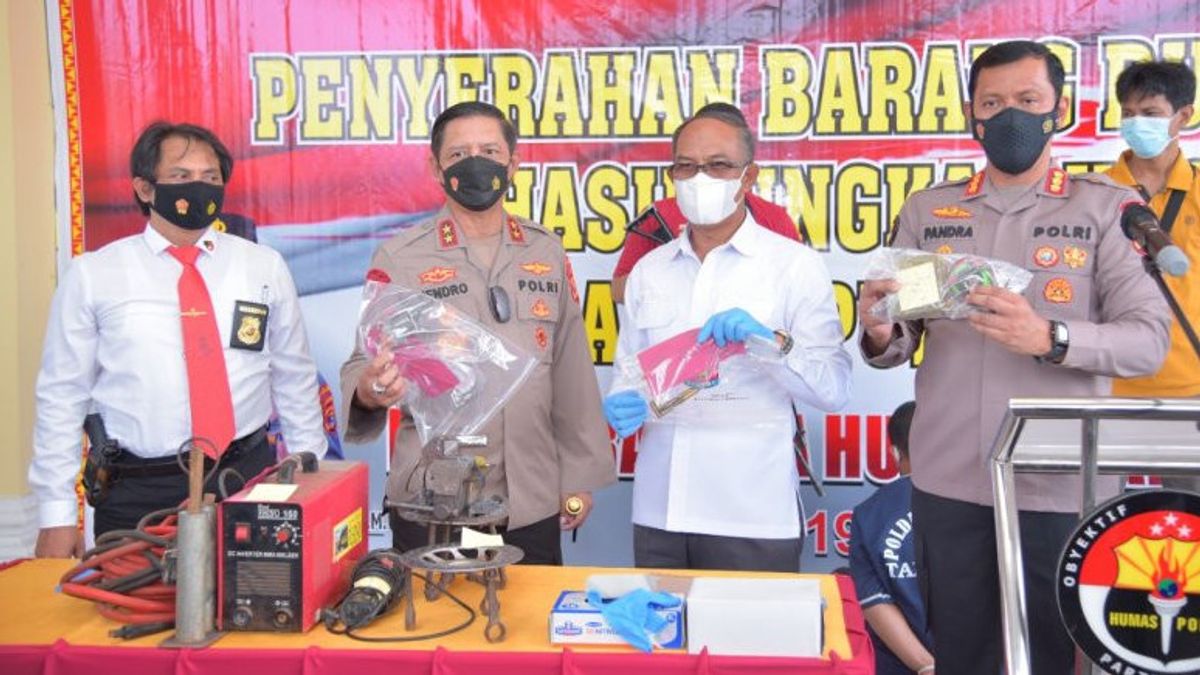 183 Senjata Api Rakitan Disita Polda Lampung