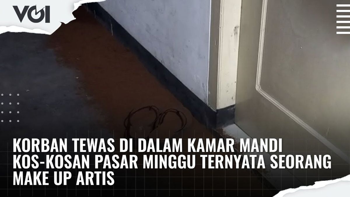 VIDEO: This Is The Location Of The Make Up Artist's Boarding House Who Was Killed, In South Jakarta