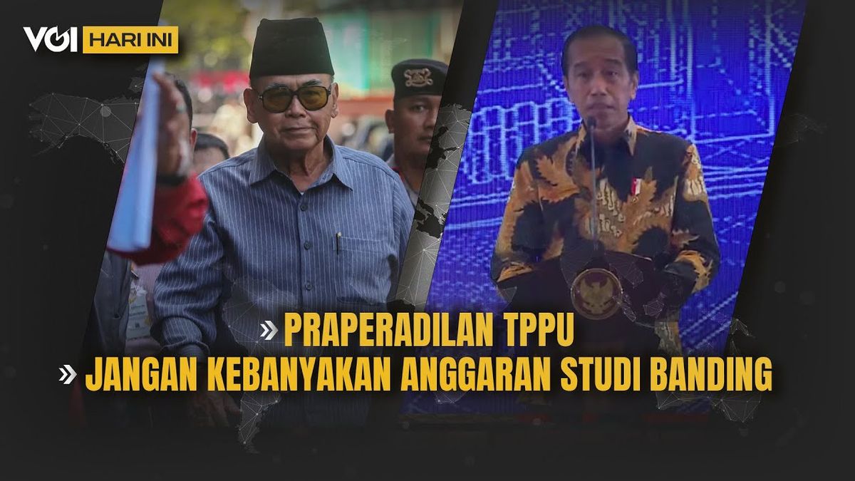 VOI vidéo aujourd’hui: la session du tribunal de Panji Gumilang, Jokowi rappelle le chef régional