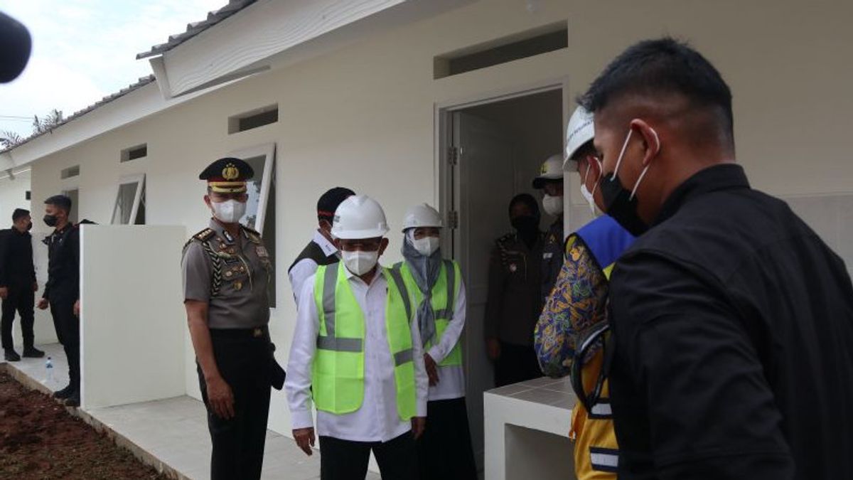 Wapres Ma'ruf Amin Tinjau Rumah Tahan Gempa di Cianjur